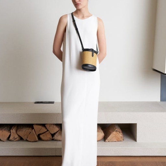 Herve Mini Bucket Bag Raffia Korean w concept - Picture 4 of 9